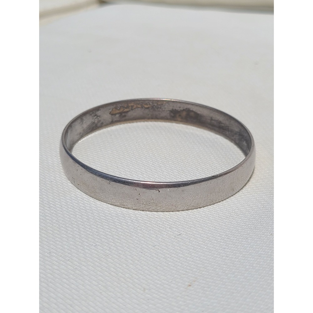 Monet Silver Tone Bangle bracelet